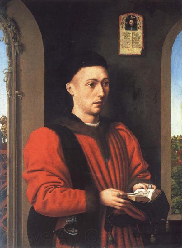 Petrus Christus Portrait of a young Man Germany oil painting art